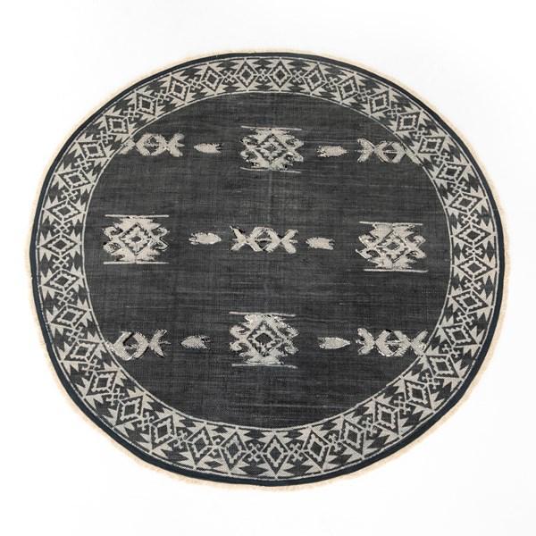 Where Should You Put Your Black Round Rug In Your Home?
